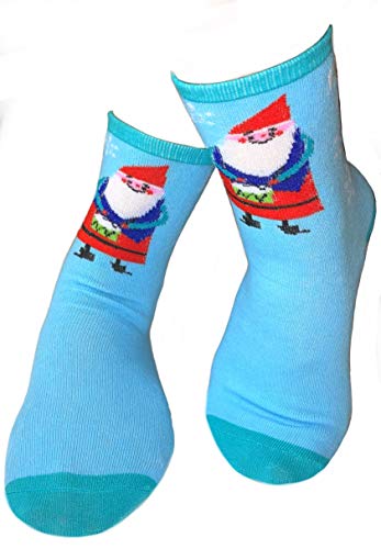 Girls' Mary Blair Cute Fun Artistic and Colorful Crew Socks - 3 Pair4