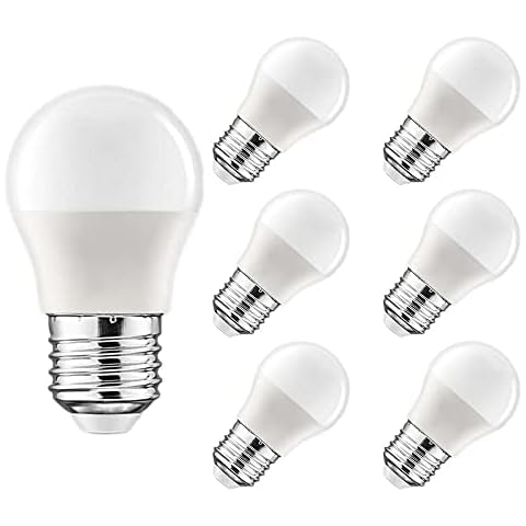 Welitesim A15 E26 E27 LED Light Bulbs,25W Equivalent,3000K Warm White,3W 300 Lumens 85-265V DC/AC,Bright Bulbs for Bedroom Living Room Home Office,Pack of 6（Φ1.7*H3.1 inch） Cover