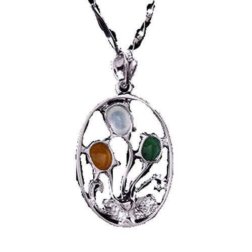 Bijoux d'exception : collier rétro en jade riche véritable ZXQUEGF