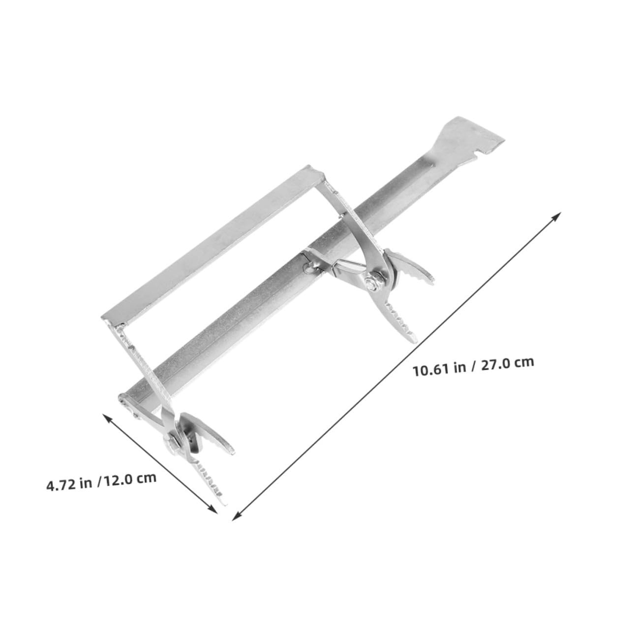 Hemobllo 2 Pezzi Strumento in Metallo per Apicoltura Pinza Reggi Telaio Sollevatore e Raschietto Ergonomico per Gestione Attrezzo Resistente per Apicoltori Esperti e Principianti