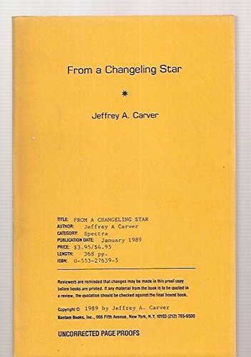 From A Changeling Star 0553276395 Book Cover