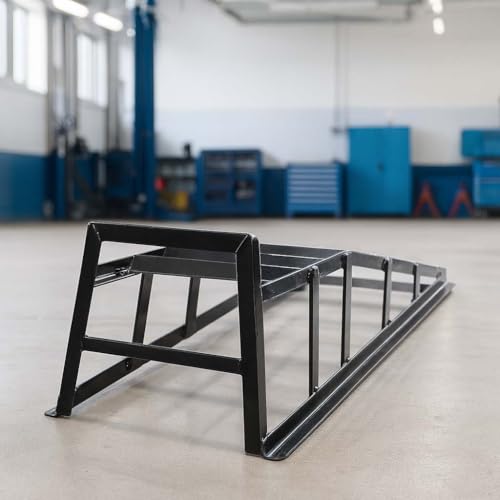 Wiltec 2X Auffahrrampe bis 2 t je Paar, 915x350x275 mm, Auffahrschiene für Fahrzeuge, Verladerampen aus Stahl