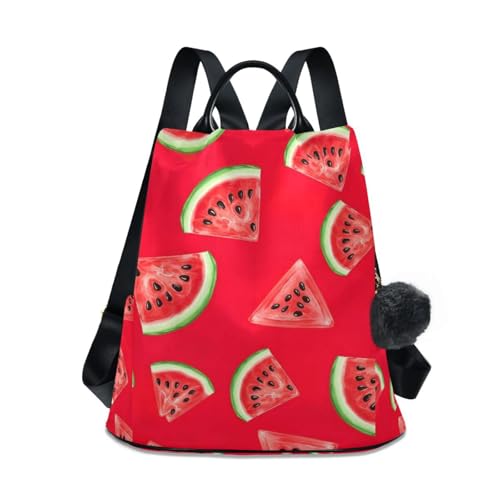 Sac à dos rouge femme antivol léger et sac de voyage tendance