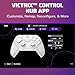 PDP Victrix Pro BFG White Wireless Gaming Controller for Playstation 5 / PS5, PS4, PC, Modular Gamepad, Remappable Buttons, Customizable Triggers/Paddles/D-Pad, PC App PDP Victrix Pro BFG White Wireless Gaming Controller for Playstation 5 / PS5, PS4, PC, Modular Gamepad, Remappable Buttons, Customizable Triggers/Paddles/D-Pad, PC App