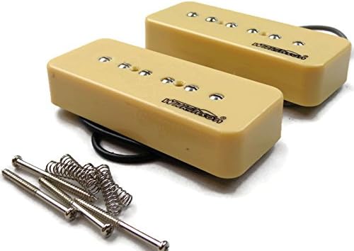 Wilkinson Cream P90 Set Neck Bridge Guitar Pickups Set Soapbar Us Seller