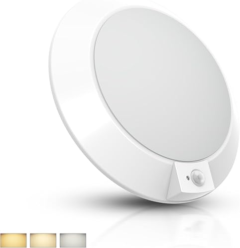 Luz LED de techo con sensor de movimiento, 3000 K4000 K5000 K seleccionables, accesorios de luz LED empotrados, 16.5 W, 1200 lm, luz detector de disponible en Yaxa Costa Rica