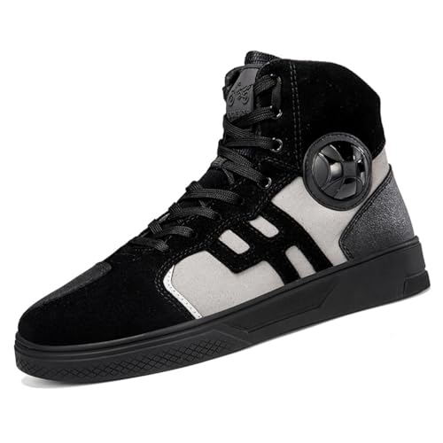 Chaussures de motard imperméables et baskets de moto pour homme et femme gris 44