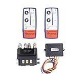 12V 250A Winch Relay Kit with Remote Controller Relay Contactor Switch for Car Motorcycle Off Roaders Accessories