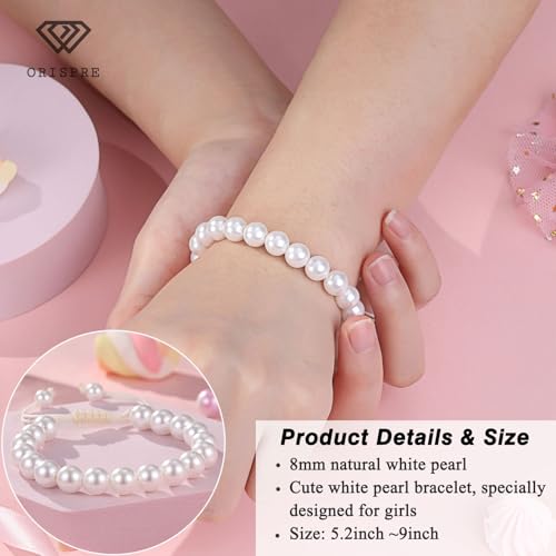 Pearl Bracelets- Birthday Gifts for 10 13 16 Year Old Girls 10th 13th 16th Birthday2