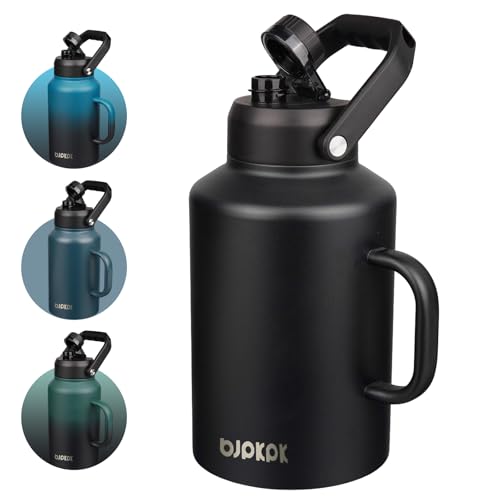 Image of BJPKPK 128oz Stainless Steel Water Bottle, 1 Gallon Insulated Water Jug