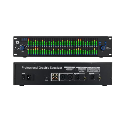 TKL T2531 Professional Graphic Equalizer Audio Processor Two 31-Band Spectrum Display 2U Audio...