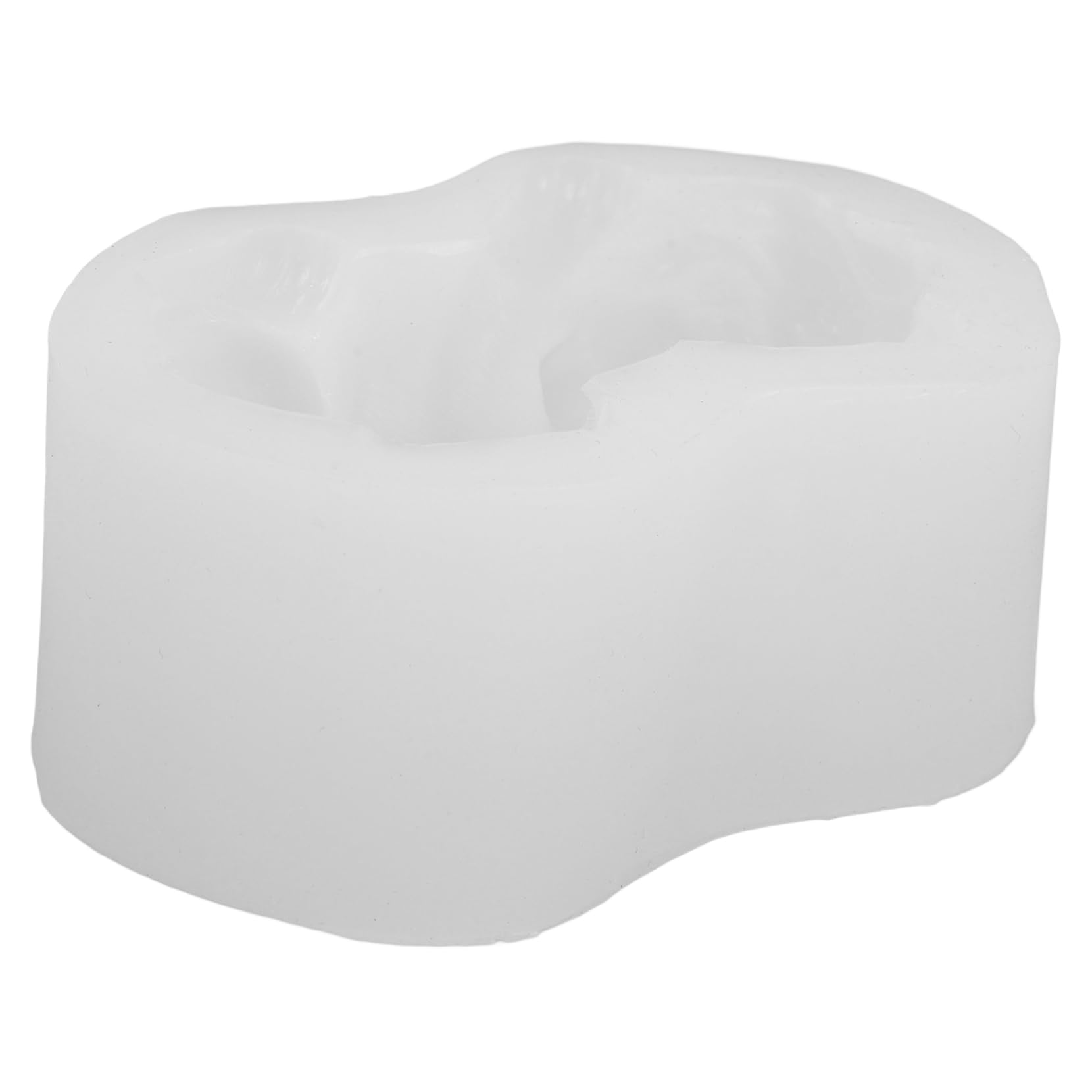 Moule à Pâtisserie en Silicone 3d Bulldog pour Mousse et Biscuits | Blanc, Résistant à Haute Température, Nettoyage Facile, pour Fête et Cuisson, Adapté aux Garçon et Filles