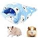 Nid De Coton en Flanelle pour Animaux De Compagnie,NALCY Sacs De Couchage pour Petits Animaux Domestiques, pour Cochon d'Inde, Lapin ou Animal de Compagnie, Super Chaud et Confortable(Bleu)