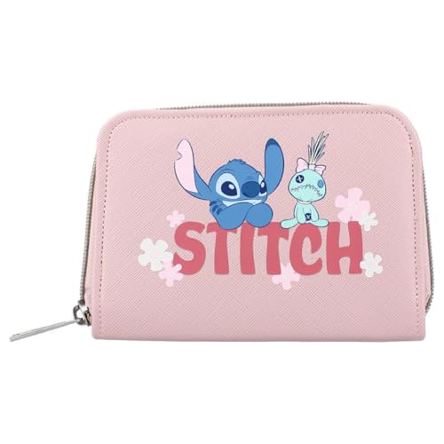 Portefeuille Stitch pour Enfant pour l'École - Pochette Rose mybagstory