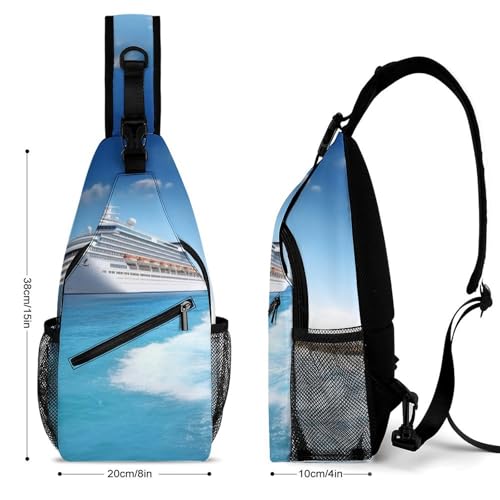 Mochila tipo bandolera deportiva para senderismo miniatura 2