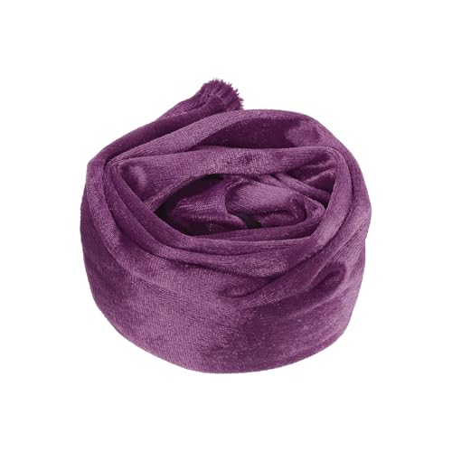 Housse de chaîne de lustre velours violet pour cacher les câbles
