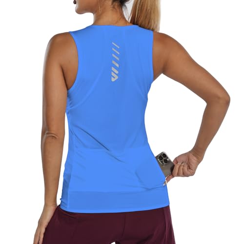 Image of Wulibike Sleeveless Cycling Jersey Women Running Shirts Vest bike top Summer Biking tank Basic Top With Pockets