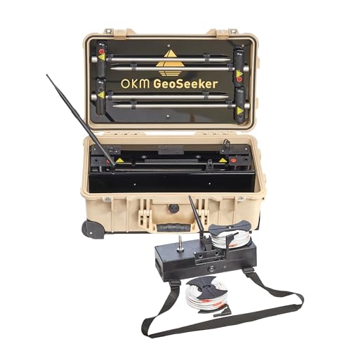 OKM GeoSeeker Detector Geoeléctrico de Agua y Cavidades, para detección de Agua, detección de cavidades e ingeniería geotécnica