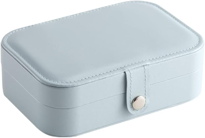 Jewellery Box Jewelry Box Travel Portable Earring Box Ring Necklace Jewelry Earrings Red Storage Box