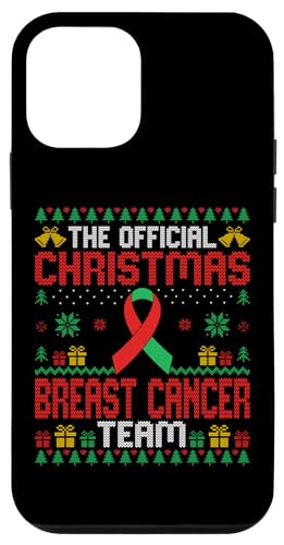 Carcasa para iPhone 12 mini Christmas Breast Cancer Team - Breast Cancer Awareness Xmas