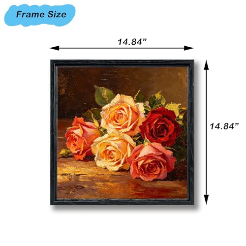 Image of Canvas Frames for 14 inchx14 inchPaintings with 0.6 inch~0.9 inch Deep Black