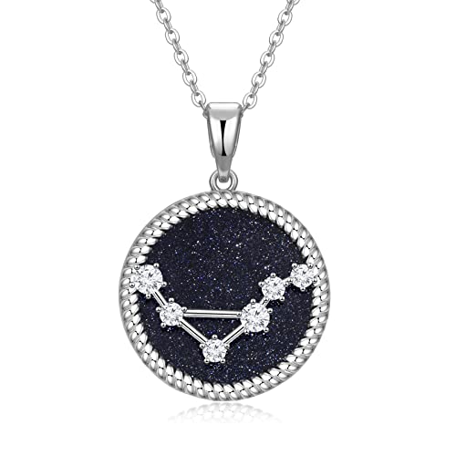 Product Image of the Zodiac Necklace for Women Girls Birthday Gifts for Best Friend Jewelry Gift for Wife Girlfriend Valentines Day Anniversary Mother's Day Christmas Gift for Her Constellation Pendant Necklace