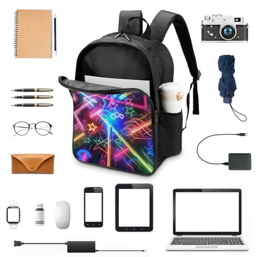 Mochila escuela viajar colegio cámping impermeable tamaño mediano 4