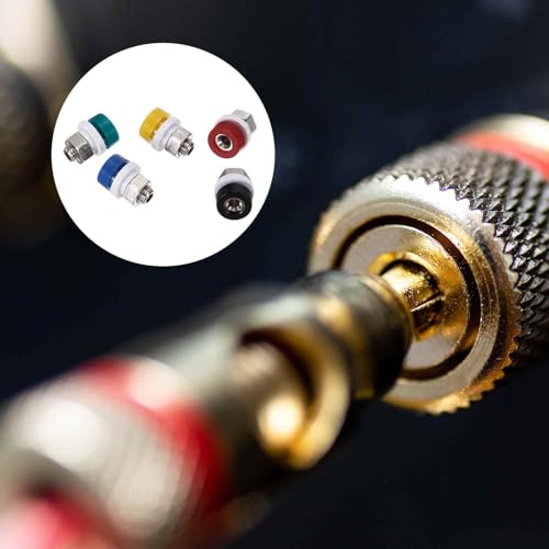 MECCANIXITY 5 Pcs Banana Jack 5A panel 2mm multicolor miniatura 4
