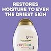 OGX Extra Creamy + Coconut Miracle Oil Ultra Moisture Body Wash, 19.5 Fl Oz