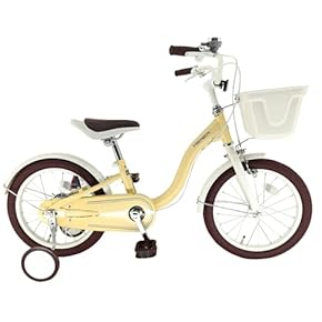 子供用自転車 クリーム色 前カゴ付き 子供自転車用スチール 前かご フロントバスケット 取り付けネジ