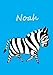 Produktbild Malbuch / Notizbuch / Tagebuch - Noah: DIN A4 - blanko - Zebra