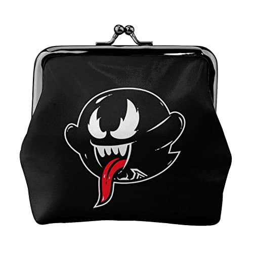 がま口財布 ヴェノム がま口バッグ 二つ折り レザー 小銭入れ ミニ財布 コインケース 小物収納バッグ カード入れ 軽量 多機能 手持ち ショートウォレット 硬貨入れ コンパクト プレゼント