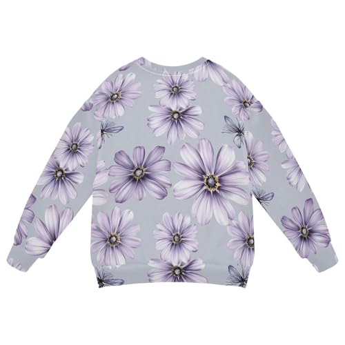 JUNZAN Safari Osteospermum Silver Little Girls Sweatshirt Hoodie Fleece Hoodie for Boys Sports 4T2
