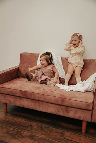 Brilliant Bambino - Baby Swaddle Blanket - 2 Pack | Boho Rainbows + Raindrops Set | Muslin Bamboo Cotton Blend | Newborn Essentials | Boys & Girls Baby Stuff | Receiving Blanket | Rainbow Baby | #TOP5