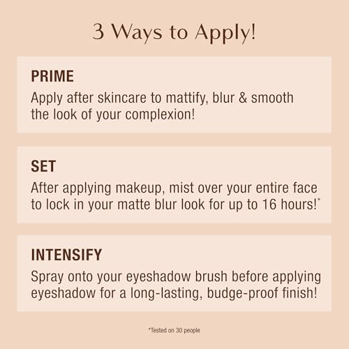 Charlotte Tilbury Airbrush Flawless Matte Setting Spray – Ulta-Fine Mist to Prime & Set Makeup Up to 16Hr – Oil and Shine Control with Blurring Matte Finish, Humidity & Waterproof - Image 5