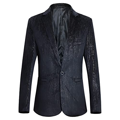 Veste Luxe Suits for Men Blazer Striped Slim Casual Social Business Jacket