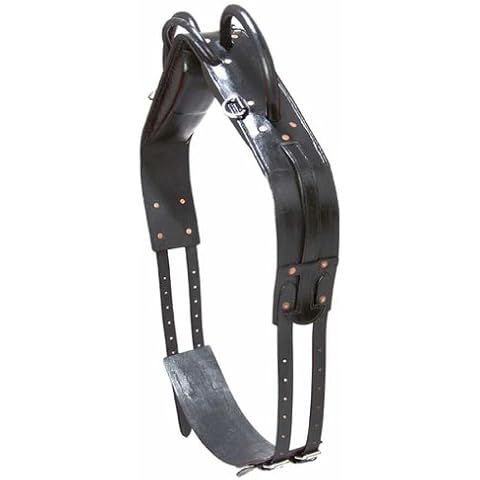 Voltigiergurt aus Leder, braun Pony Cover