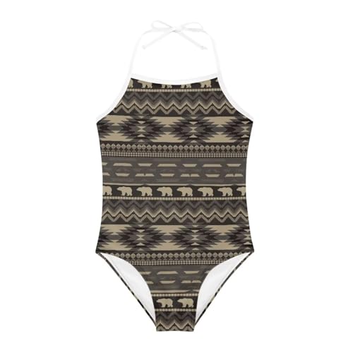 Image of ELEQIN Swimwear Swimsuit One Piece Girls Bathing Suit Animal Pattern 1-10 Years