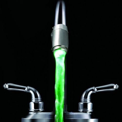 3 Color Changing LED Light Faucet Growing Water Tap Temperature Gauge Sensor|Home & Garden | Home Improvement | Plumbing & Fixtures | Faucets-image-26