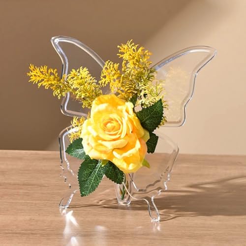 Vase papillon décoratif lisse pour plantes et fleurs de maison - 6