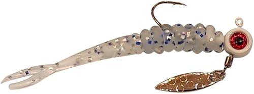 Miniatura 3 de Juego de 25 piezas de cabeza de plantilla y plástico con hojas - Paquete completo para atrapar cangrejos, bluegill, graves y más Double Catch Fishing