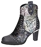 Tachuelas 2Go Fashion 8238-508, Botas Cortas al Tobillo Mujer, Azul Marino, 38 EU
