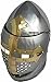 Medival cotton Handmade Medieval Knight Helmet – Sugarloaf Helmet Large Size Headwear – Front Metal Knight Helmet – New Medieval Armor Collectible
