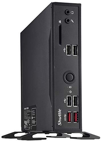 Shuttle Barebone Slim DS10U7 i7-8565U SO-DDR4 Black fanless
