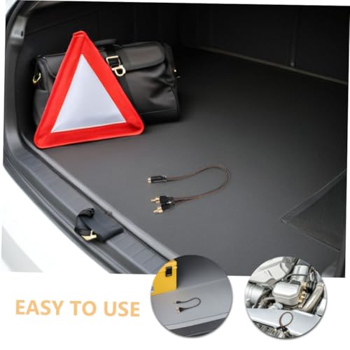 Cable de audio para coche OSALADI con conector macho hembra y divisor estéreo extensible 3
