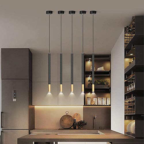 Lámparas Colgantes de Aluminio LED cilíndricas para iluminación moderna 3