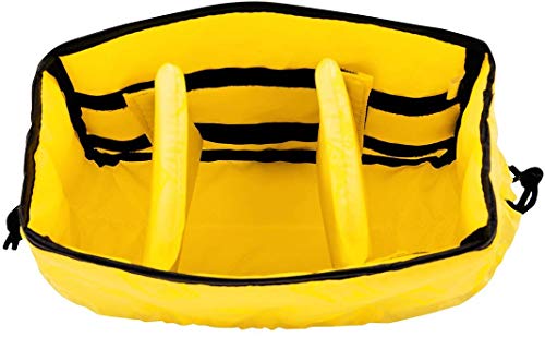 Ape Case Cubeze (Acqb 33) Flexible Padded Storage Bag; Removable & Adjustable Padded Inserts; Drawstring Closure; Hi-Vis Yellow Interior; Exterior Pockets For Accessories; Yellow #TOP3