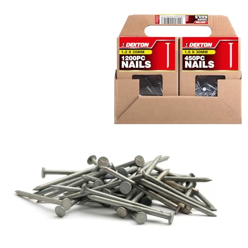 DEKTON 1895 Nail Assortment, zinc plated – set completo para proyectos miniatura 2