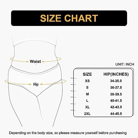 Image of Womens Underwear Cotton Hipster Panties Mid Rise Regular & Plus Size (S to 3XL) (Pack of 6) (Multicolour)