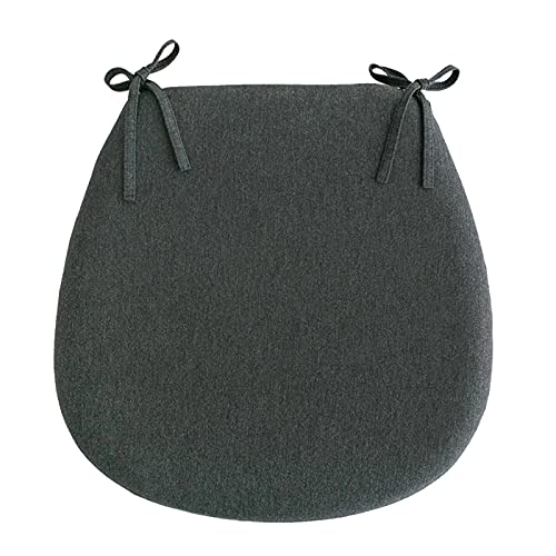 Coussin de chaise haute densité en U mousse mémoire anthracite luxe - 2